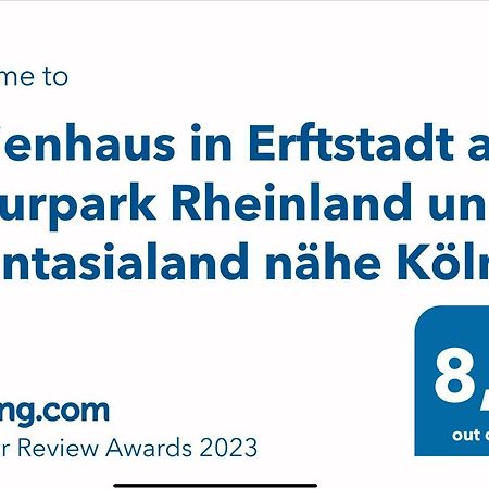 Ferienhaus In Erftstadt Am Naturpark Rheinland Und Phantasialand Naehe Koeln Exterior photo